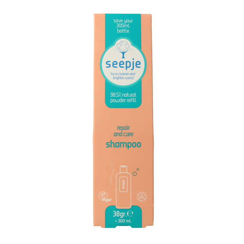 Seepje Shampoo repair and care navulling 38 Gram