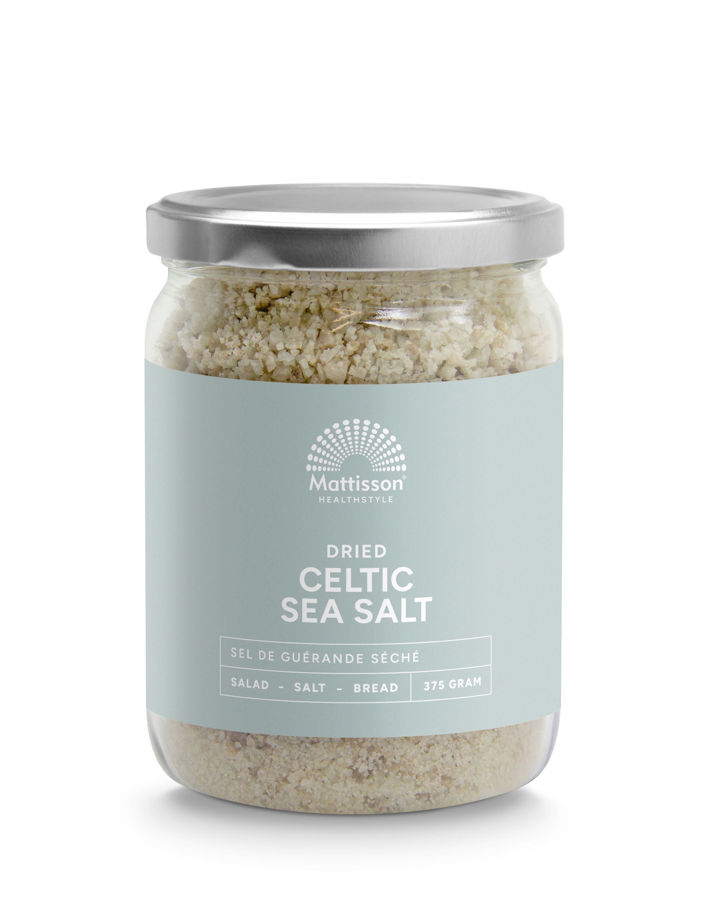 Mattisson Keltisch zeezout celtic sea salt gedroogd 375 Gram