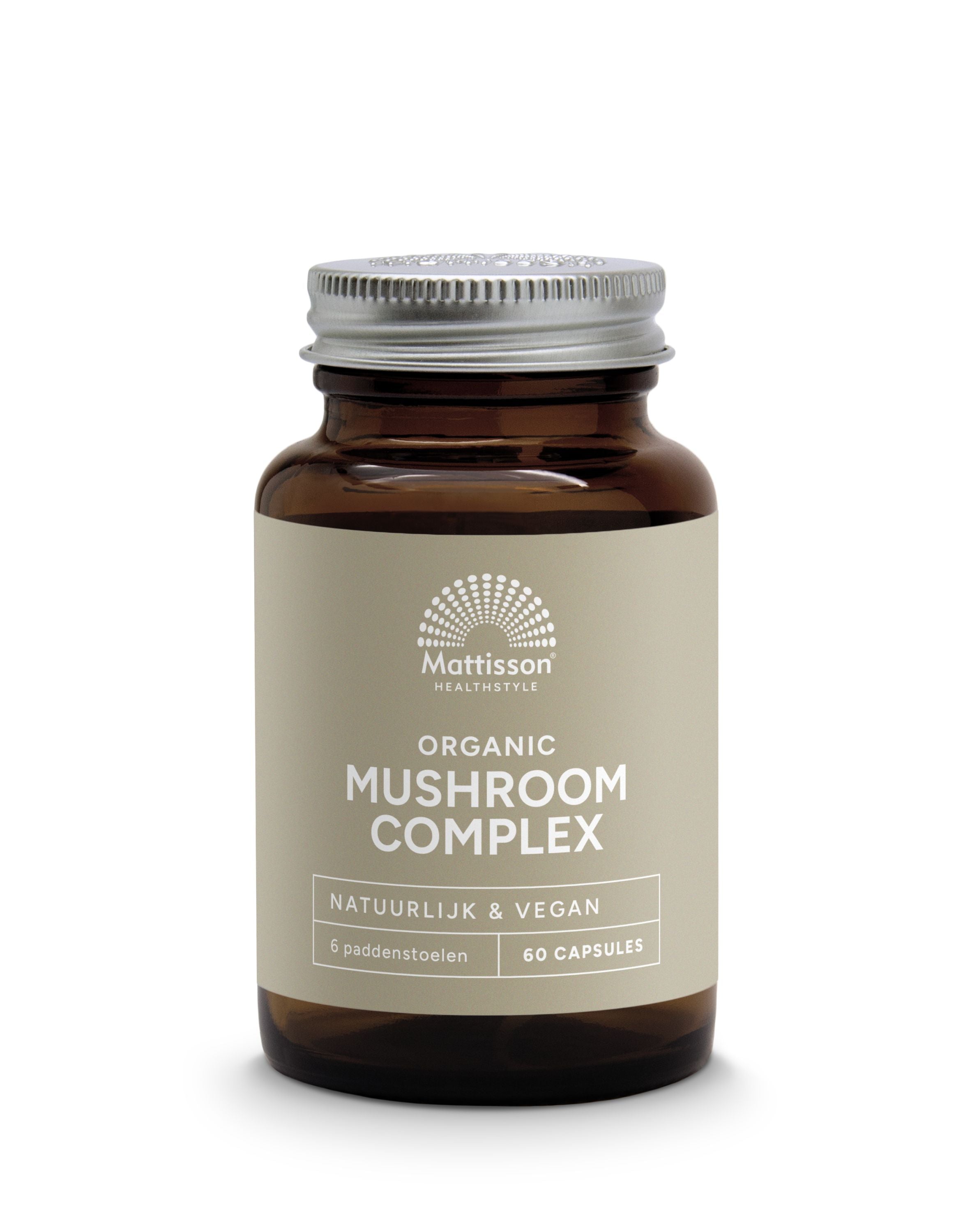 Mattisson Organic mushroom complex bio 60 Vegetarische capsules