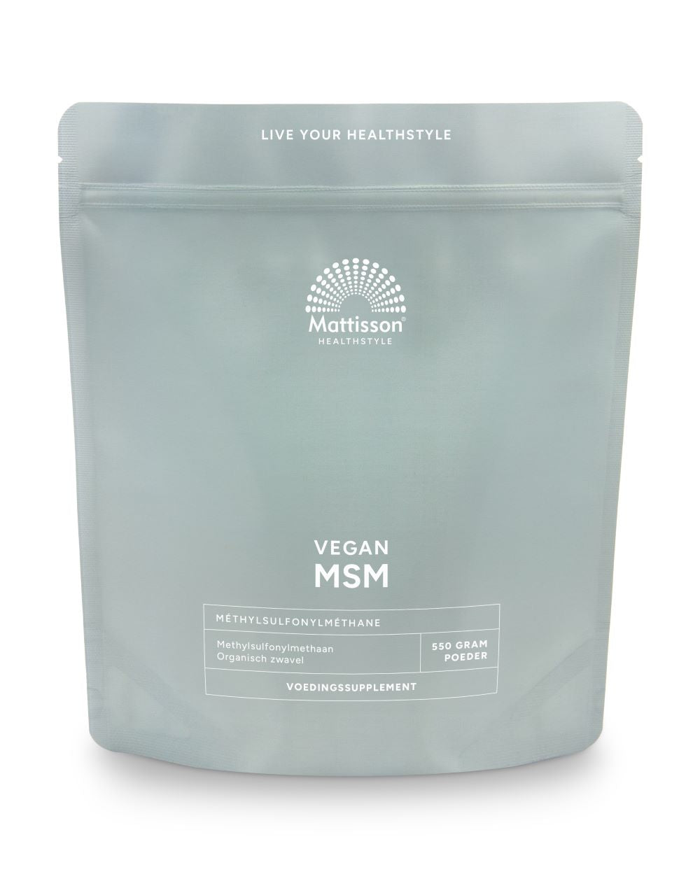 Mattisson Vegan MSM poeder pure 550 Gram
