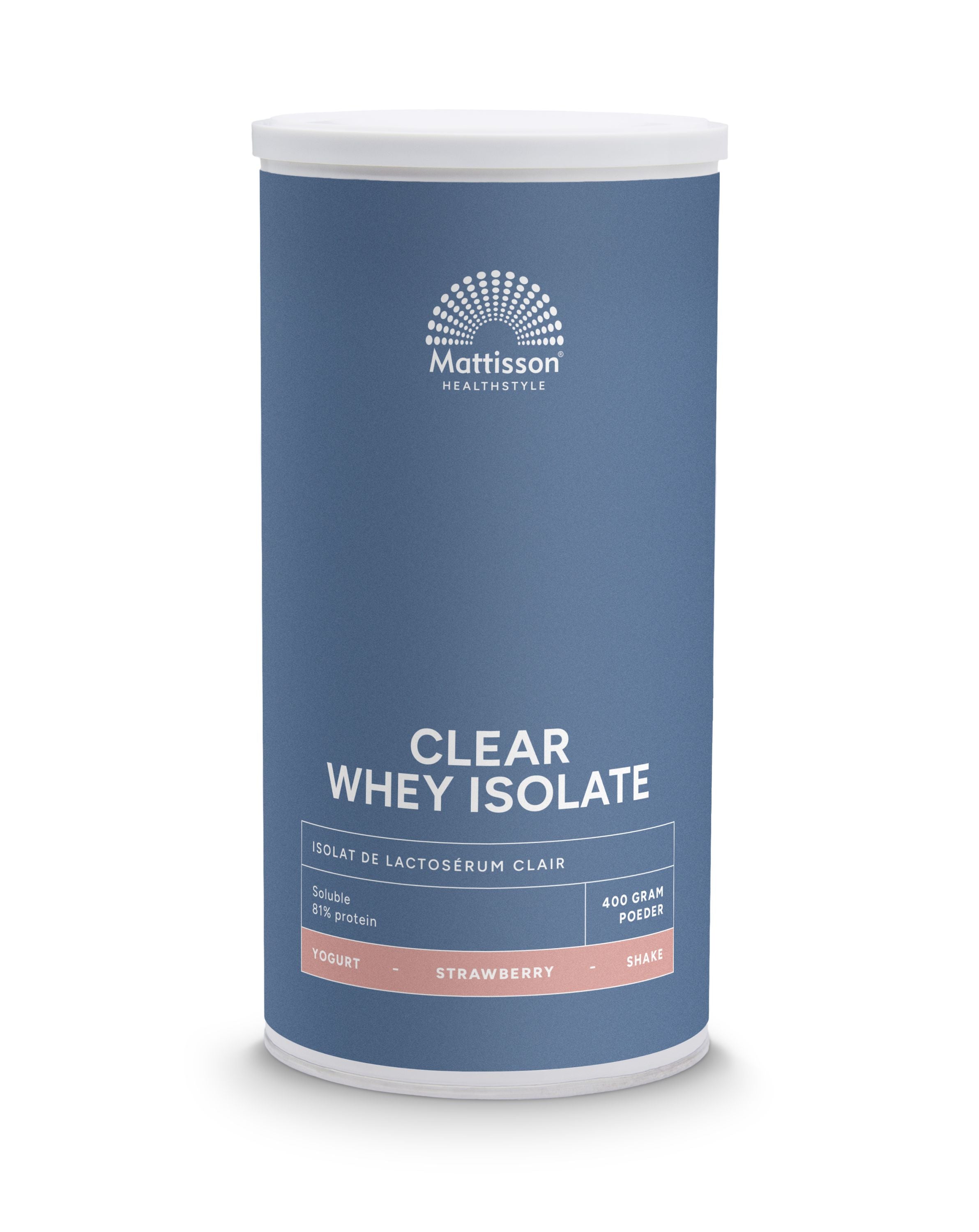 Mattisson Clear whey isolate strawberry 400 Gram