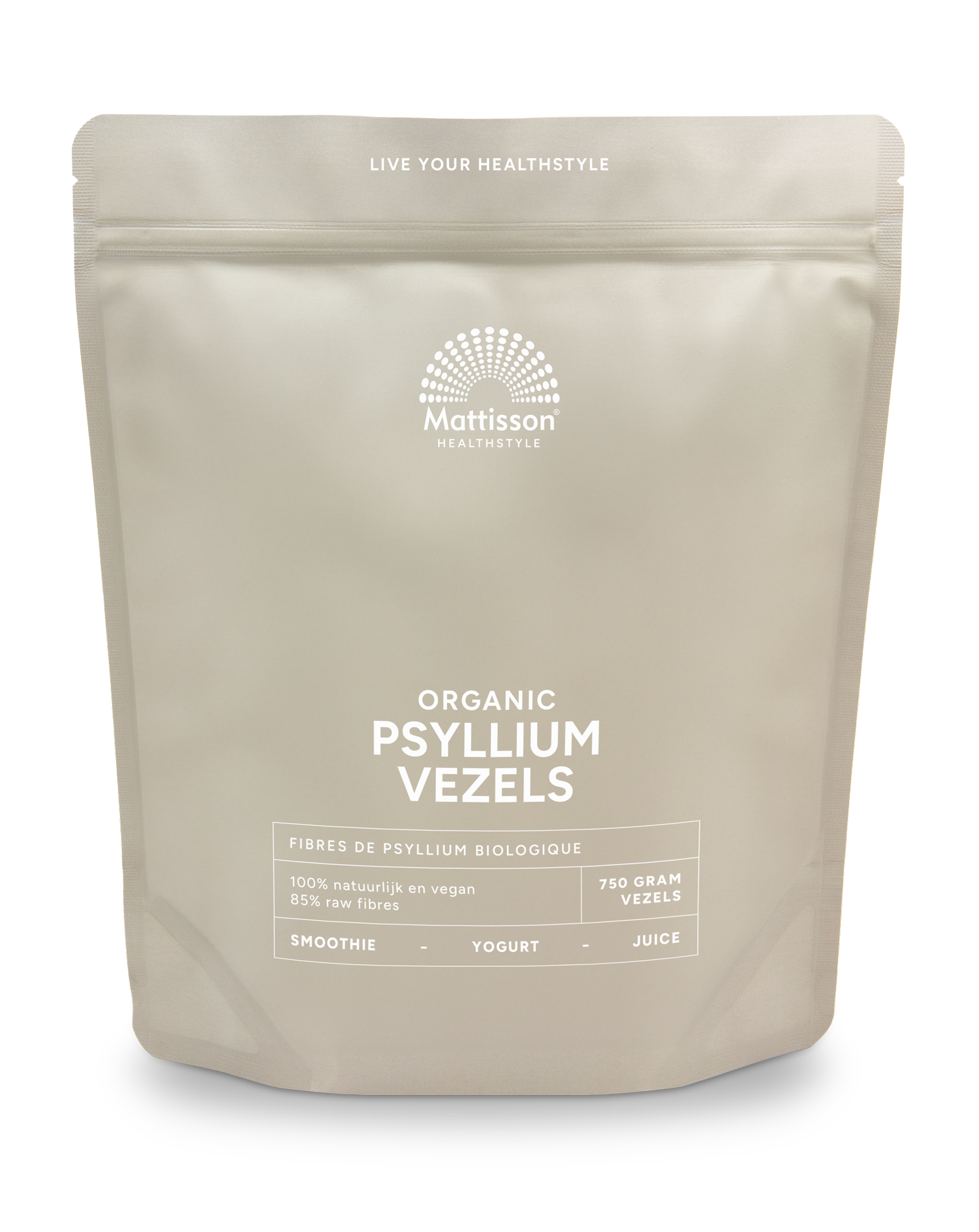 Mattisson Organic psylliumvezels bio 750.00 Gram
