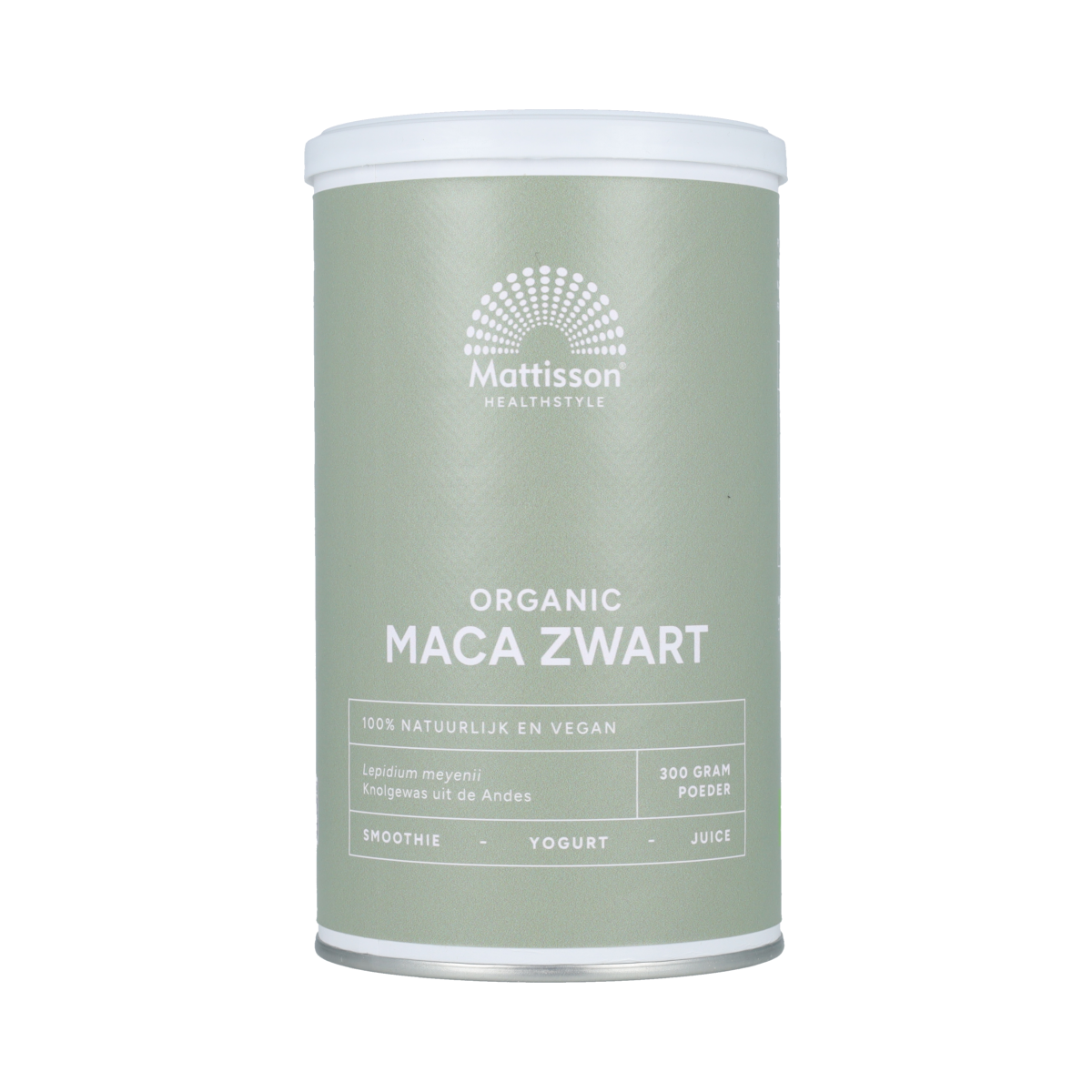 Mattisson Organic Maca Zwart 300.00 Gram