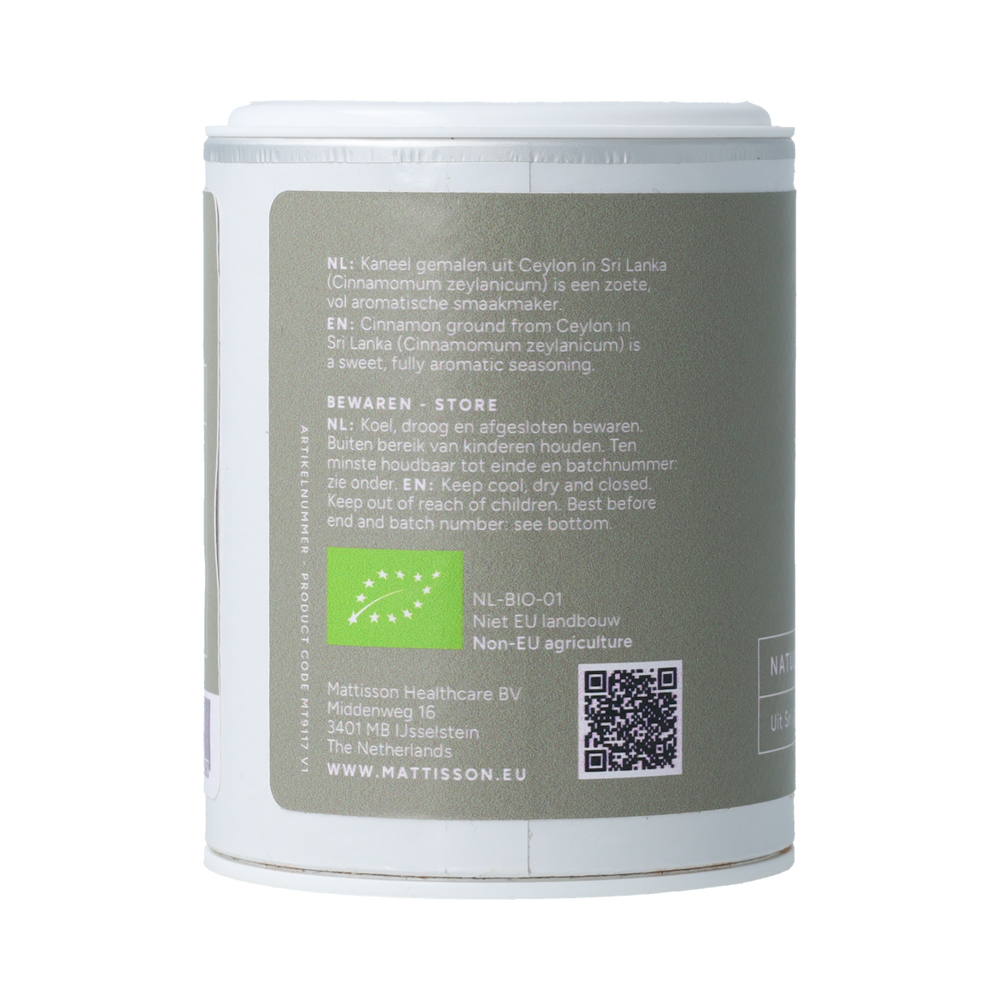 Mattisson Organic Ceylon Kaneel 35.00 Gram