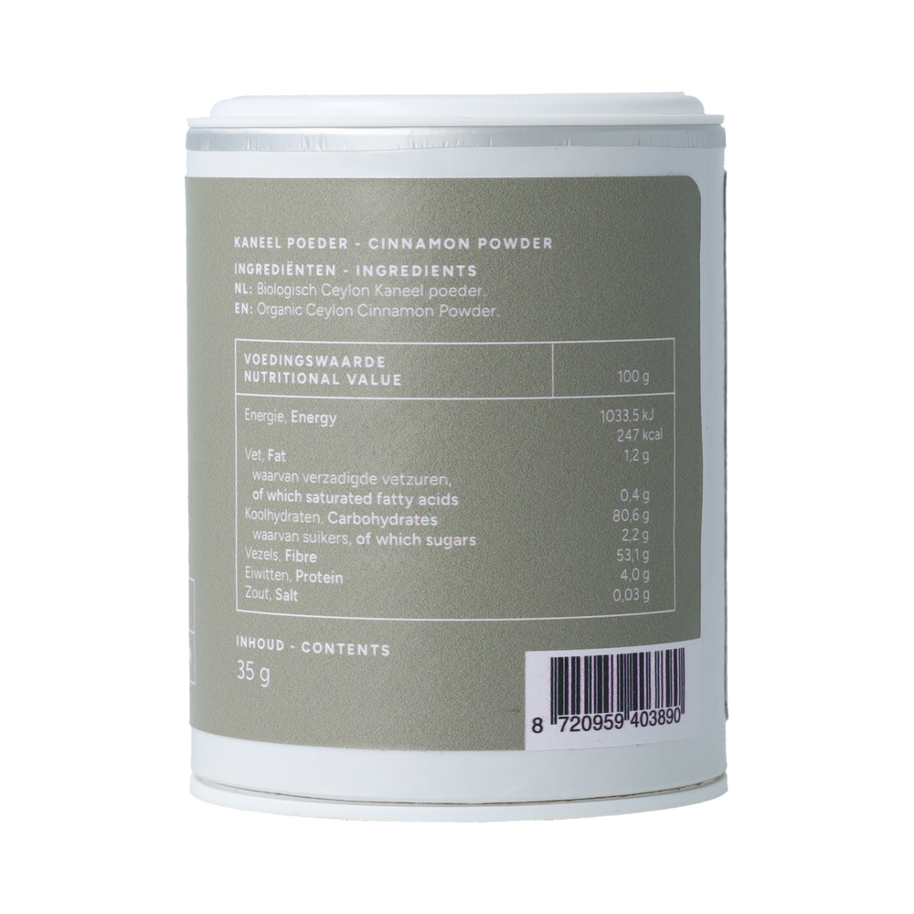 Mattisson Organic Ceylon Kaneel 35.00 Gram