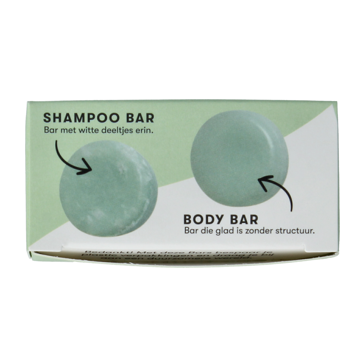 Shampoobars Mini shampoo & body bar aloe vera & komkommer 20.00 Gram
