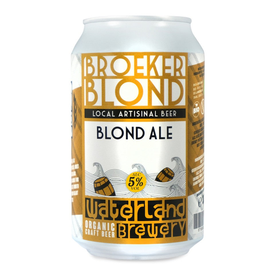 Waterland Brewery Belgian-ale Broeker blonde bio 330 Milliliter