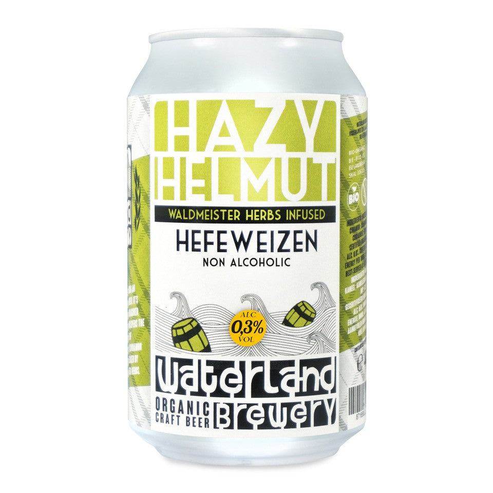 Waterland Brewery Hefe-weizen hazy Helmut 0,3% bio 330 Milliliter