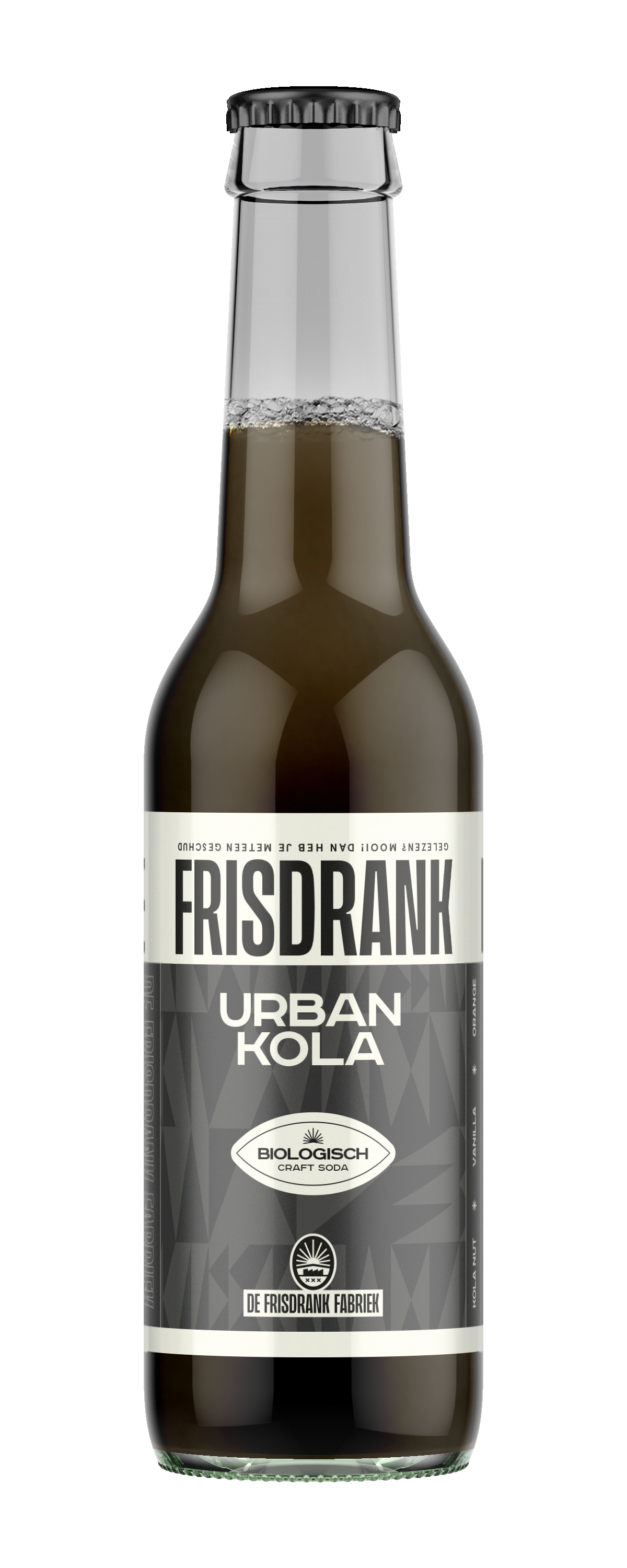 De Frisdrank Fabriek  Koolzuurhoudende frisdrank urban kola bio 275.00 Milliliter