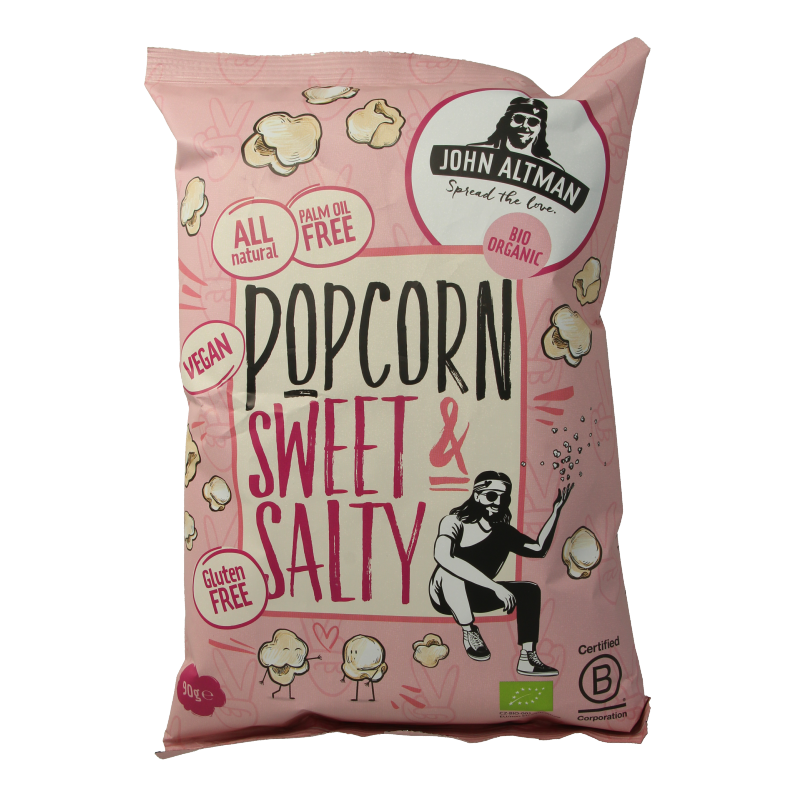 John Altman Popcorn sweet & salty bio 90 Gram