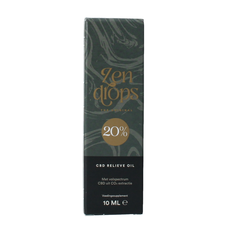 Zendrops CBD relieve oil original 20% 10 Milliliter