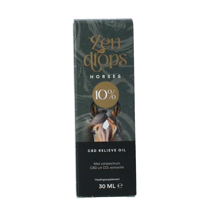Zendrops CBD relieve oil horses 10% 30 Milliliter