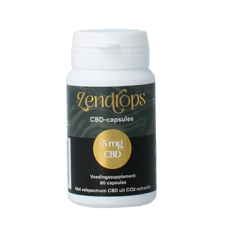 Zendrops CBD capsules 5mg 60 Capsules