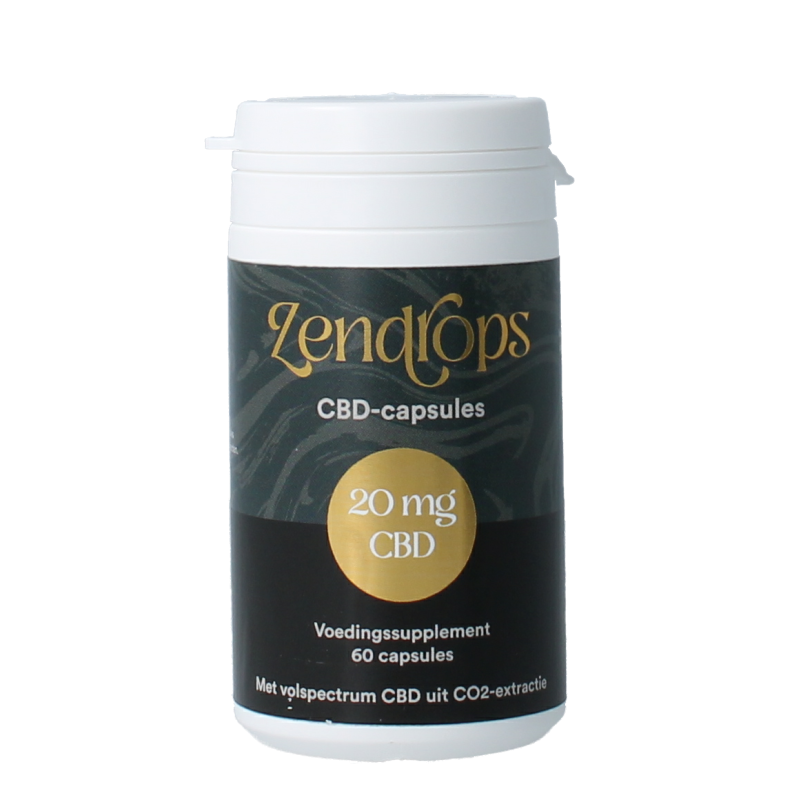 Zendrops CBD capsules 20mg 60 Capsules
