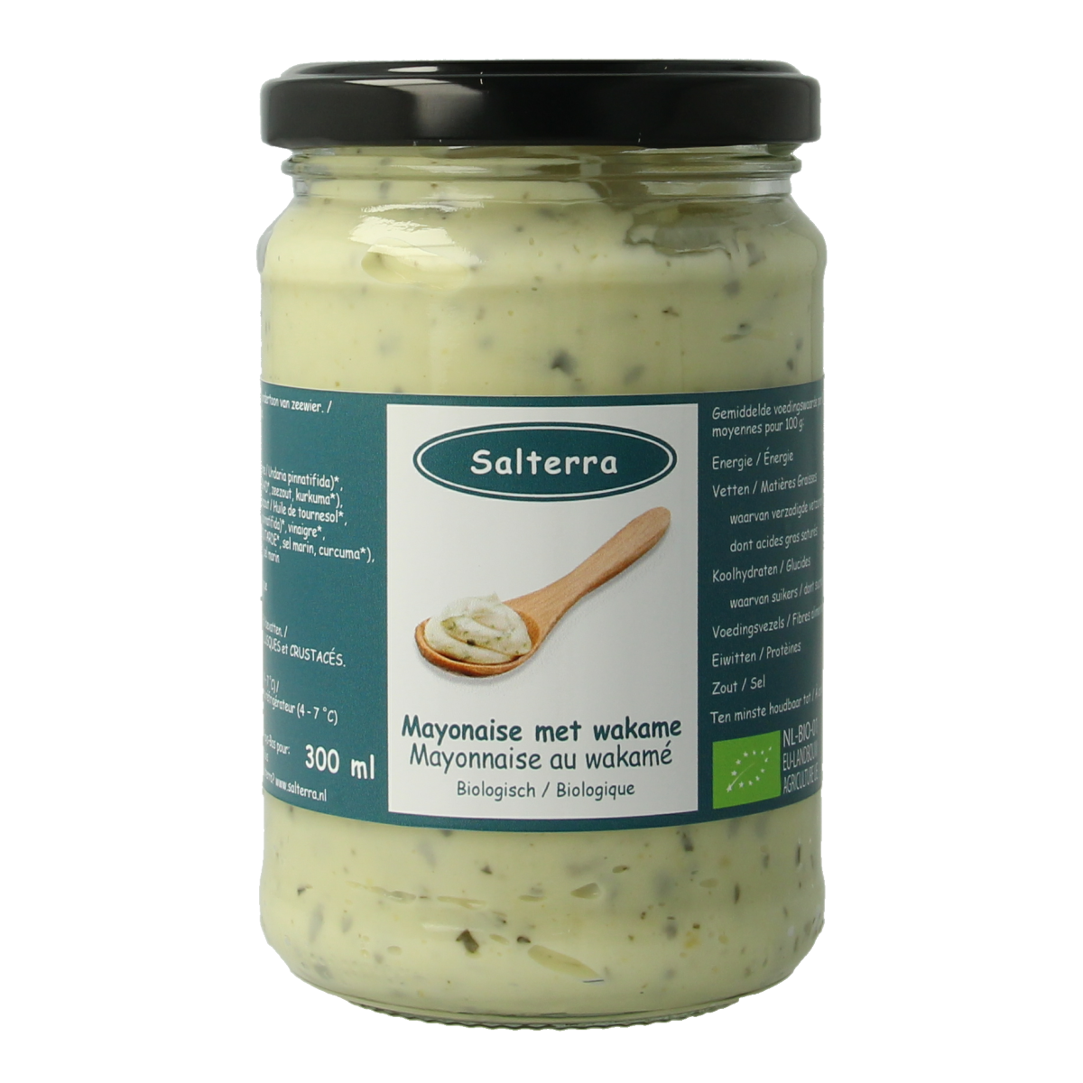 Salterra Mayonaise met wakame bio 300.00 Milliliter
