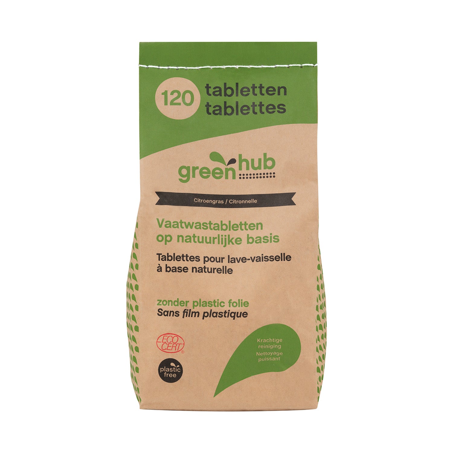 Greenhub  Vaatwastabletten plasticvrij 120 Stuks