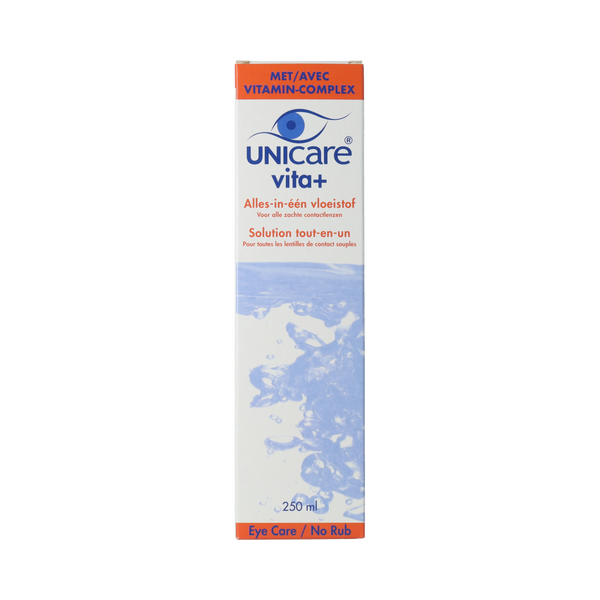 Unicare Vita+ lenzenvloeistof zachte lenzen 250.00 Milliliter
