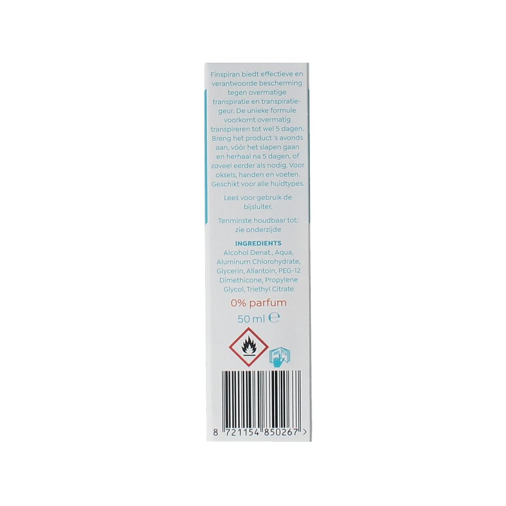 Finspiran Anti-transpirant spray 50.00 Milliliter