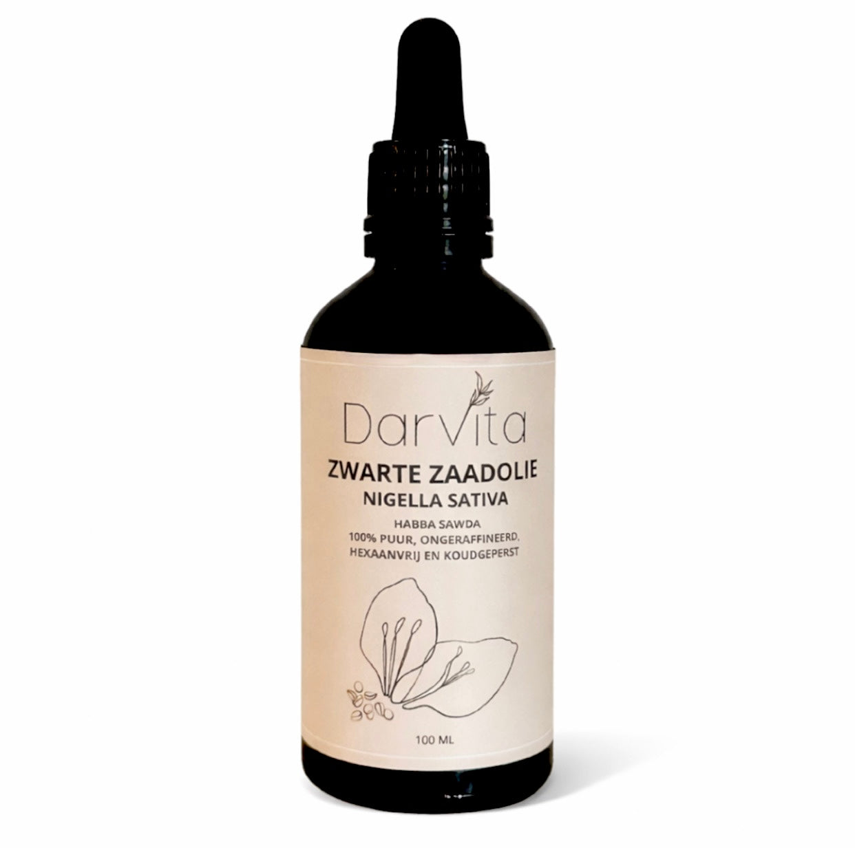 Darvita Zwarte zaad olie 100 Milliliter