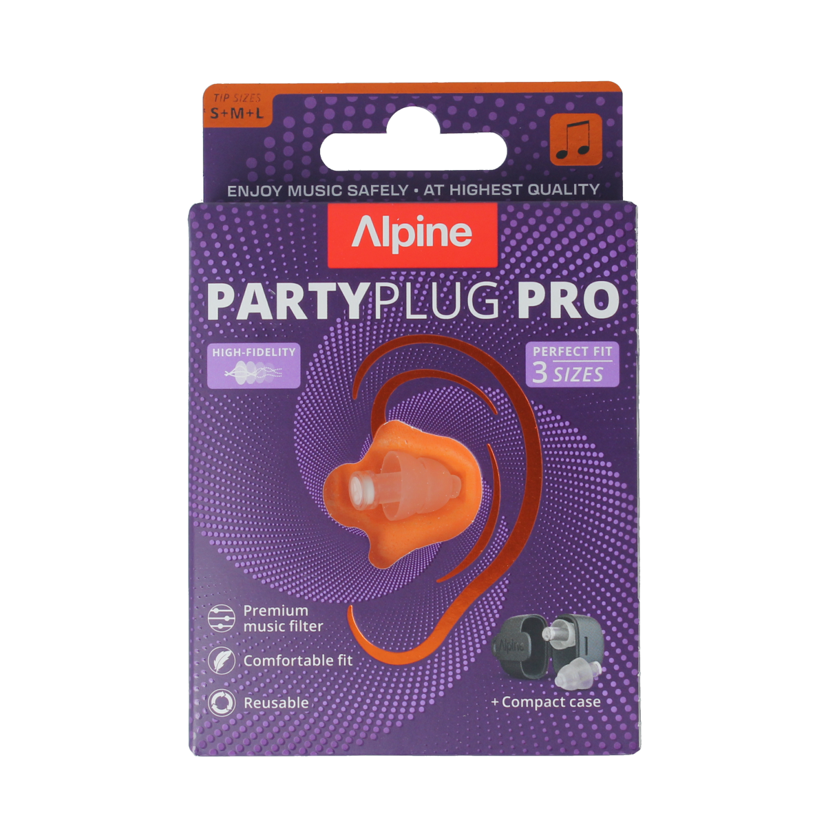 Alpine Partyplug pro transparant 1.00 Paar