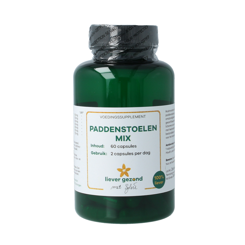 Liever Gezond Paddenstoelenmix 525mg bio 60 Vegetarische capsules