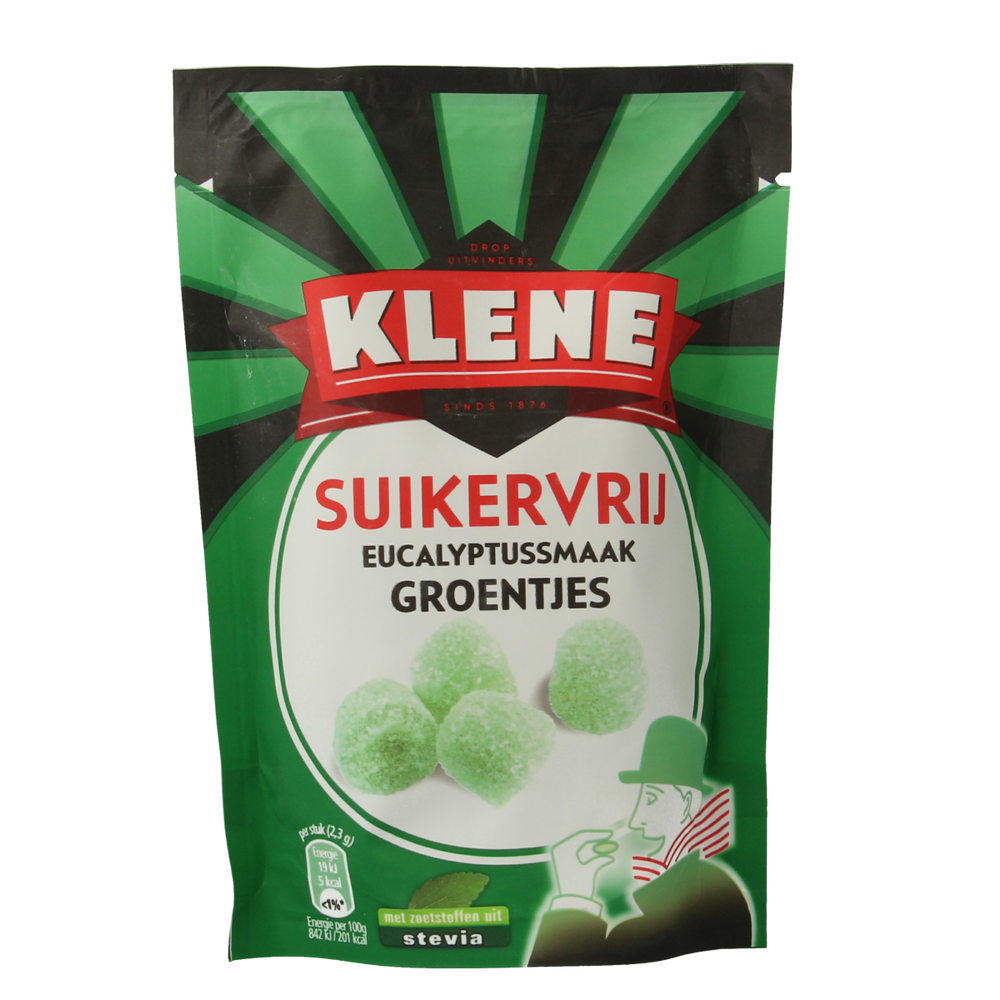 Klene Groentjes suikervrij  90.00 Gram