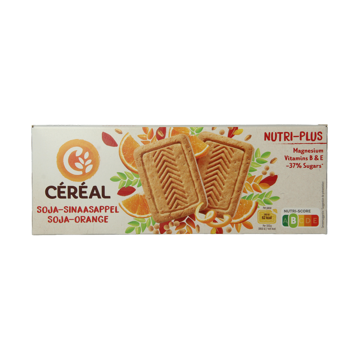 Cereal Koekjes soja/sinaasappel 280.00 Gram