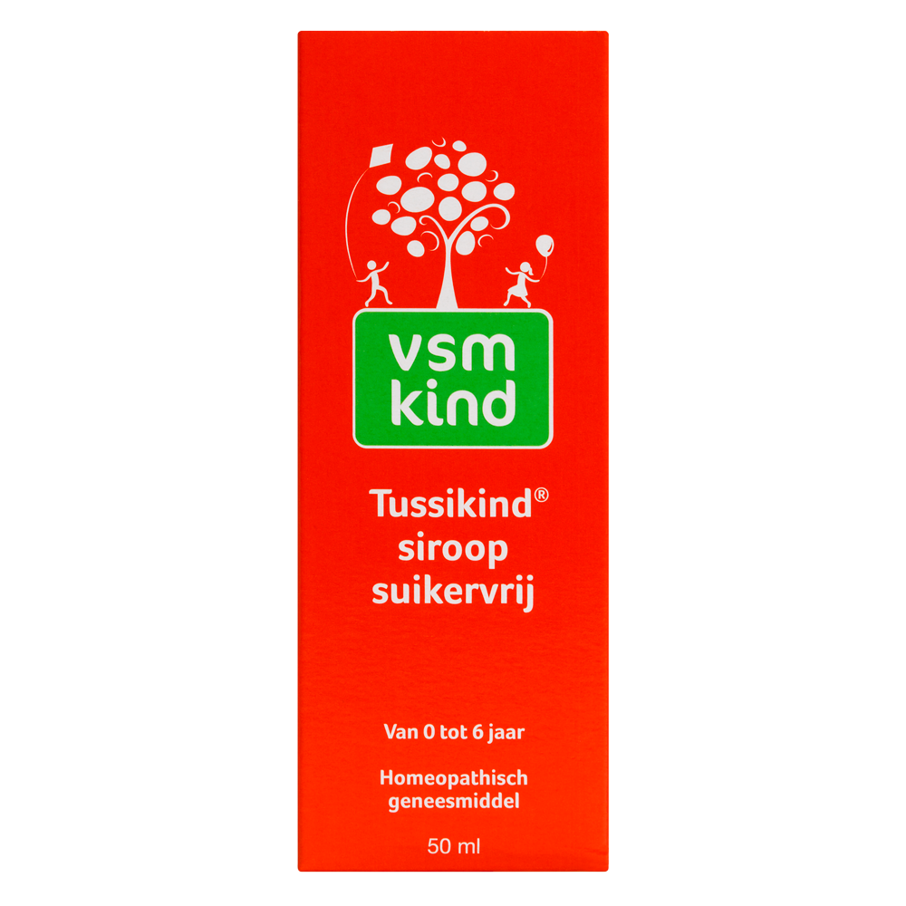 VSM Tussikind siroop suikervrij 50 Milliliter