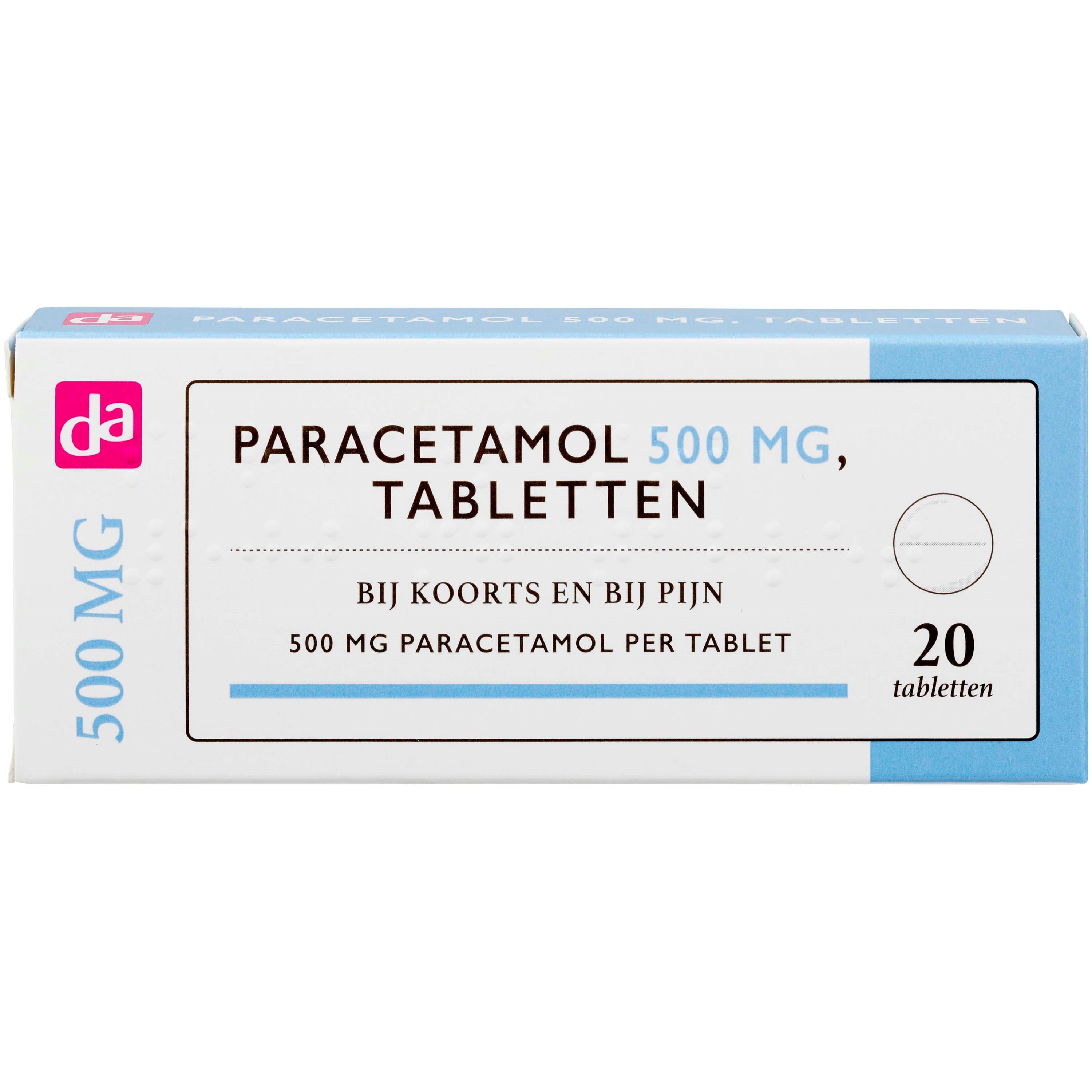 DA Paracetamol 500mg 20.00 Tabletten