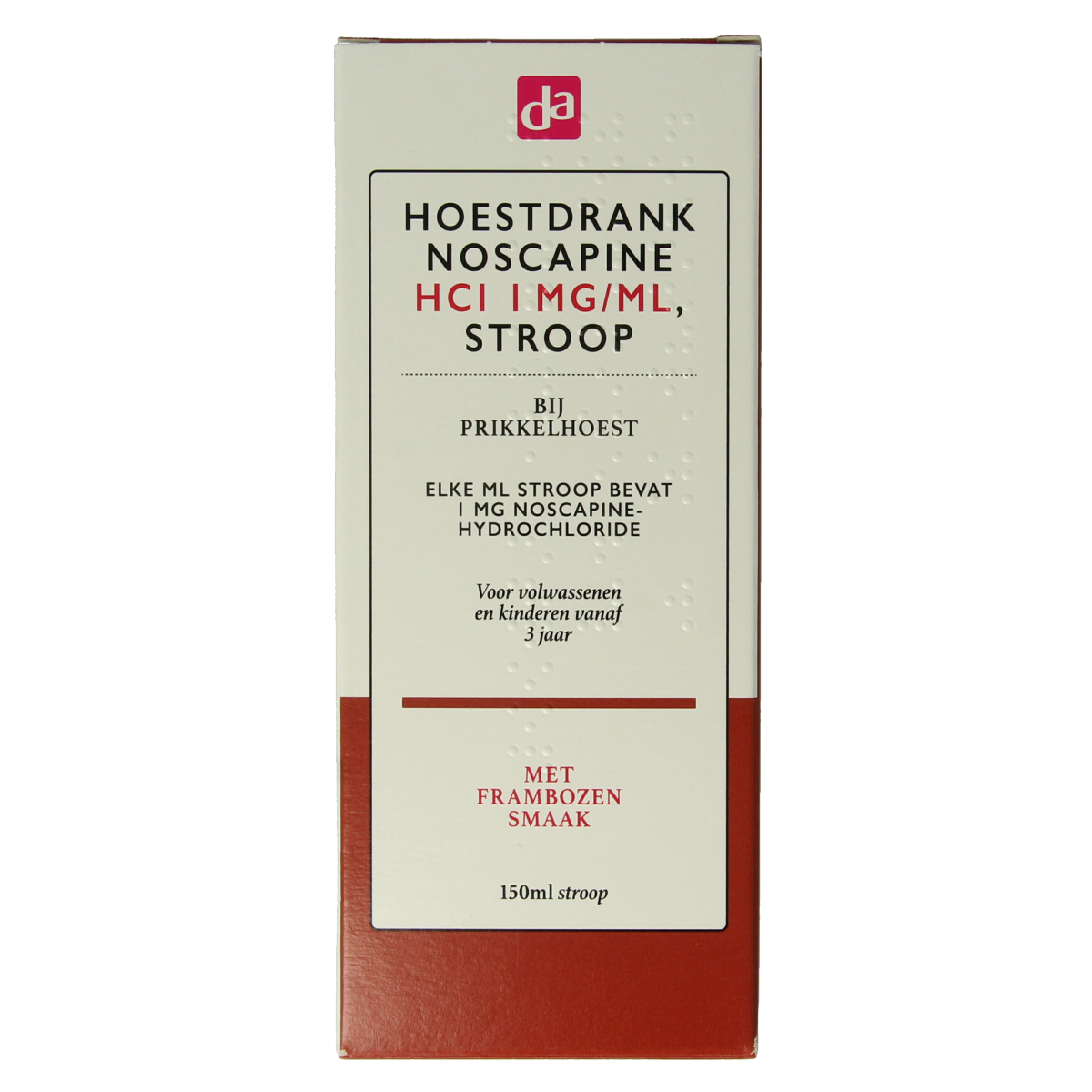 DA Hoestdrank noscapine 150.00 Milliliter