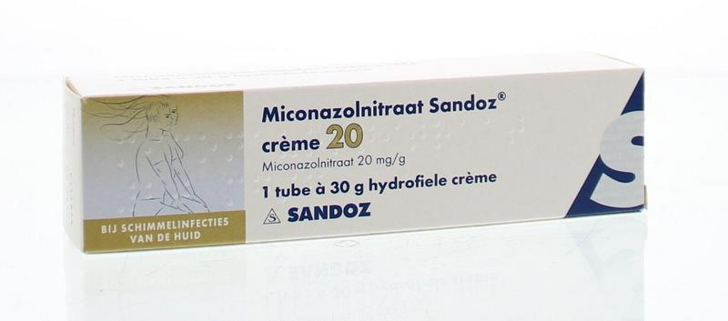 Sandoz Miconazolnitraat creme 30 Gram