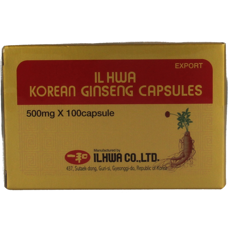 Ilhwa Korean ginseng capsule 100 Capsules