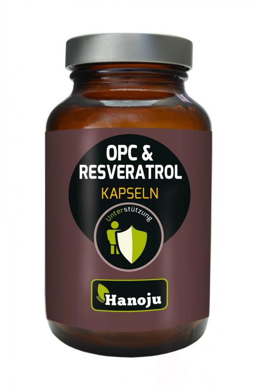 Hanoju OPC resveratrol camu camu 60.00 Vegetarische capsules