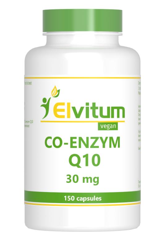 Elvitum  Co-enzym Q10 30mg 150.00 Vegetarische capsules