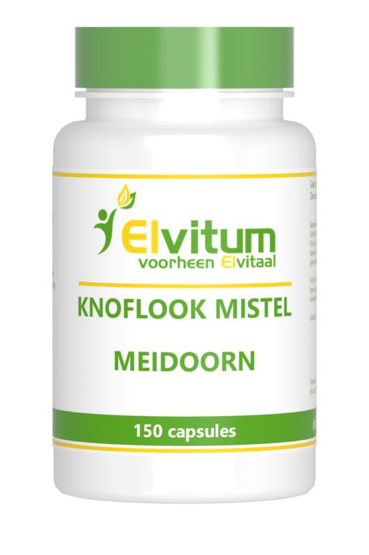 Elvitum  Knoflook mistel meidoorn 150 Capsules
