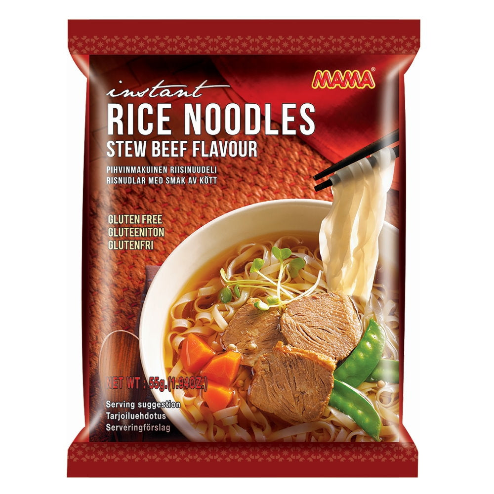 Mama Instant noedels rundvleessmaak glutenvrij 55 Gram