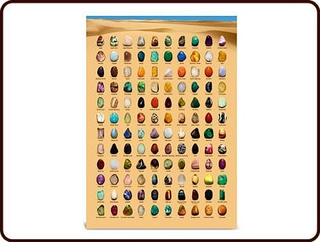 Ruben Robijn Edelsteen poster A4 1 Stuks