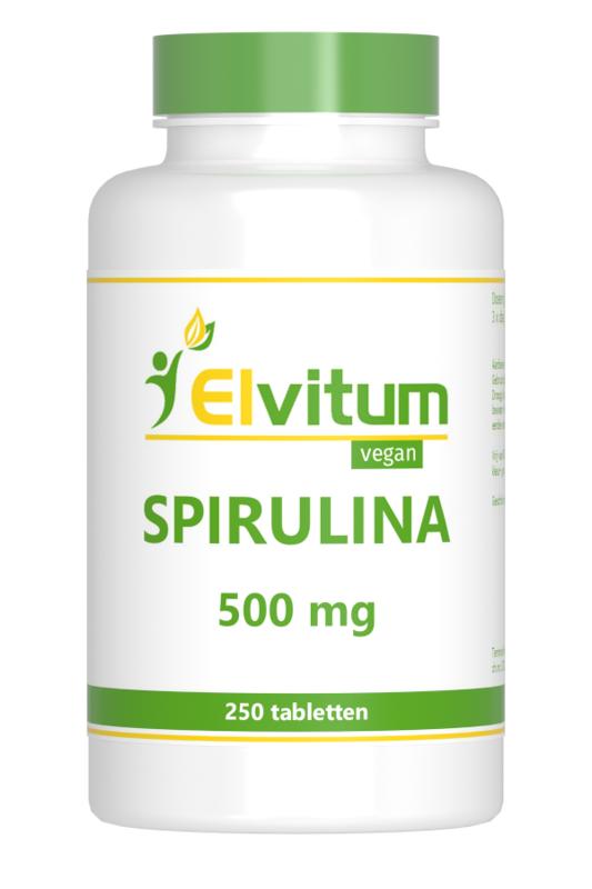 Elvitum  Spirulina 500mg 250 Tabletten