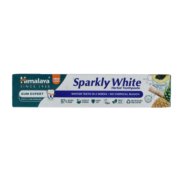 Himalaya Tandpasta kruiden sparkly white 75.00 Milliliter