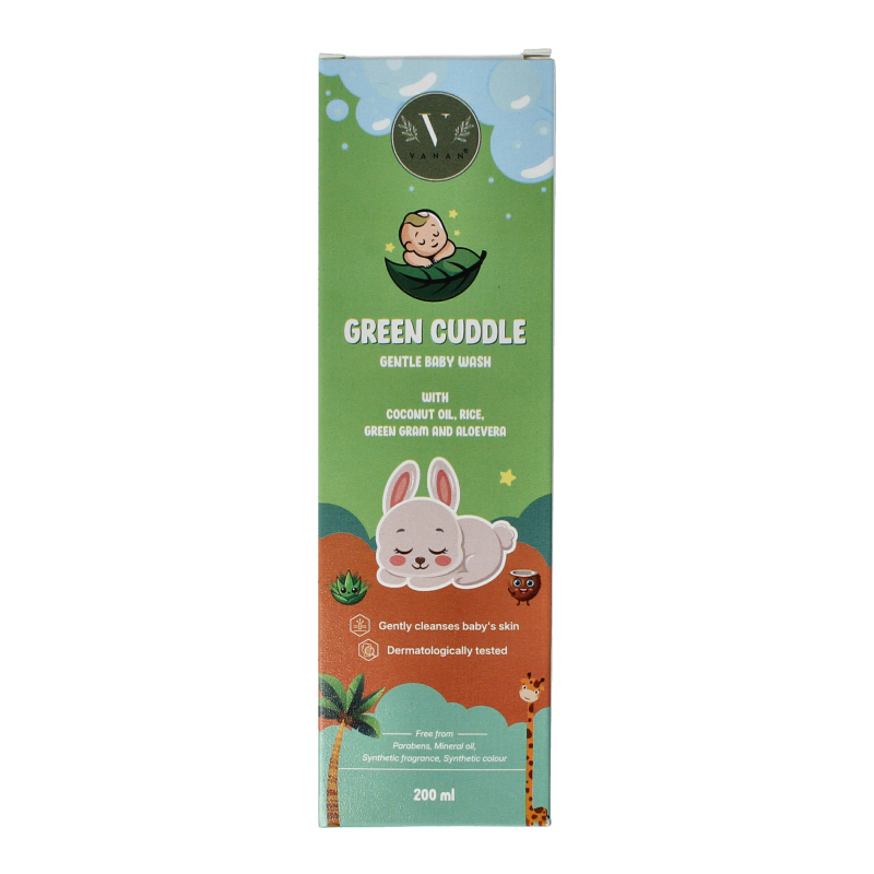 Vanan Green cuddle baby wash gentle 200 Milliliter