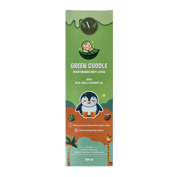 Vanan Green cuddle baby lotion moisturizing 200.00 Milliliter