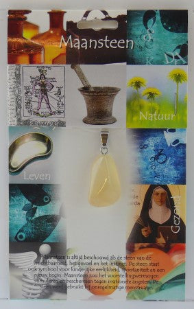 Steengoed Hanger gezondheidssteen maansteen 1 Stuks