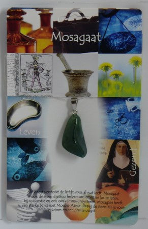 Steengoed Hanger gezondheidssteen mosagaat  1 Stuks