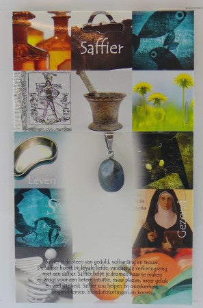 Steengoed Hanger gezondheidssteen saffier 1 Stuks