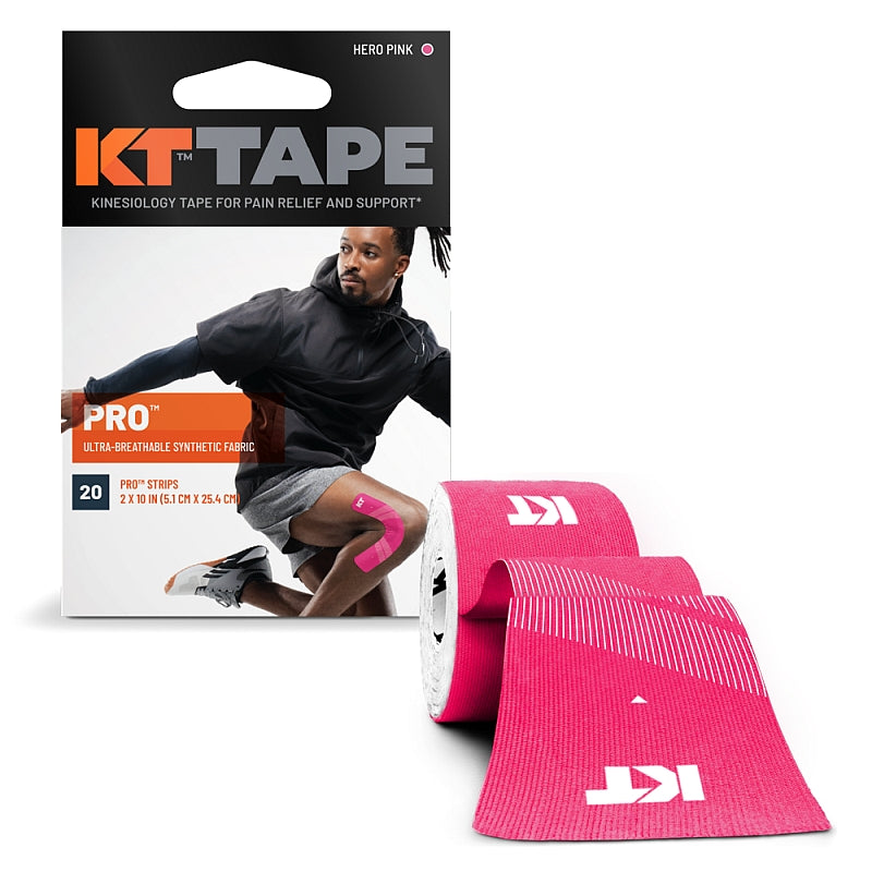 KT Tape Pro precut 5 meter roze 20 Stuks