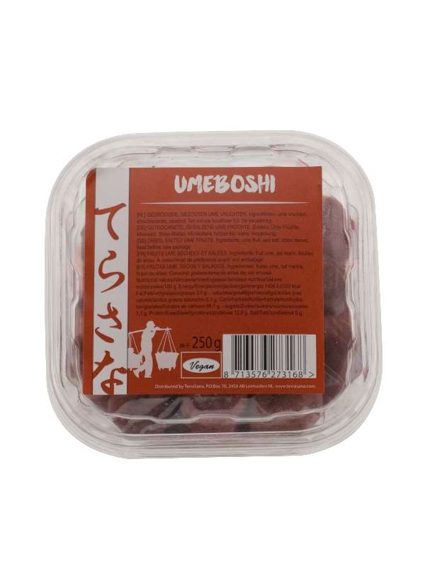 TS Import Umeboshi gezoute japanse abrikozen 250 Gram