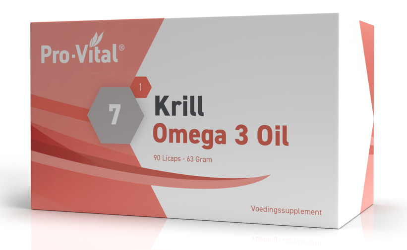 Pro-Vital Krill omega 3 oil 90.00 Capsules