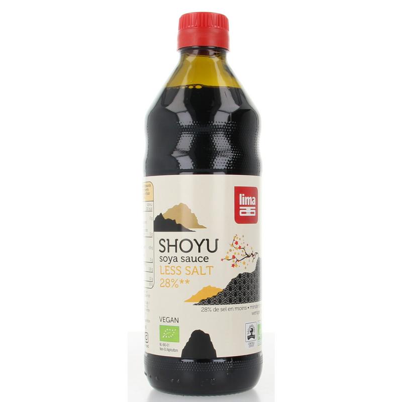 Lima Shoyu 28% less salt bio 500 Milliliter
