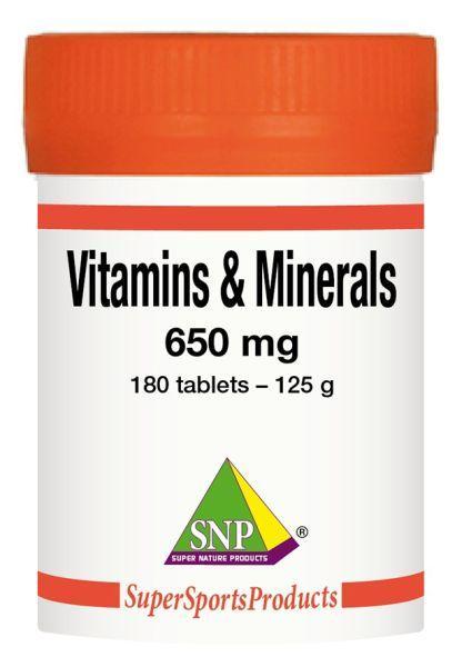SNP Vitamins minerals complex 180 Tabletten