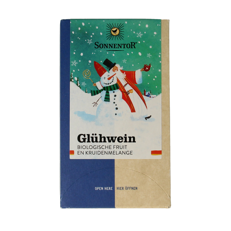 Sonnentor Gluhwein kruidenmix builtjes bio 18 Zakjes